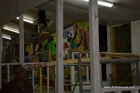 OAVCT Stand build built, Carnaval Des Fleurs 2013 - Haiti