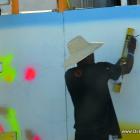 Gonaives Carnival Stands Painting