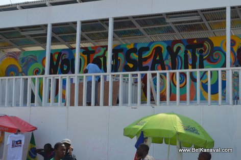 Kanaval 2015 - Stands Construction - Champs-de-Mars Haiti - 14 Fev 2015